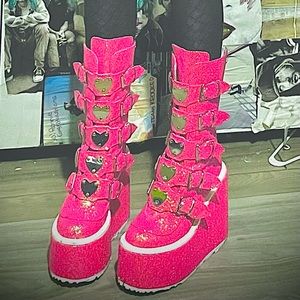 demonia swing-230G platform boots size 8